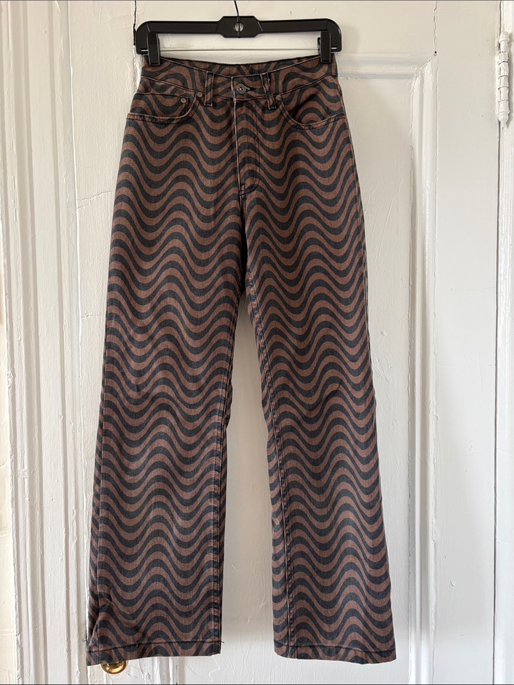 Ragged Priest Wavy Print Jeans